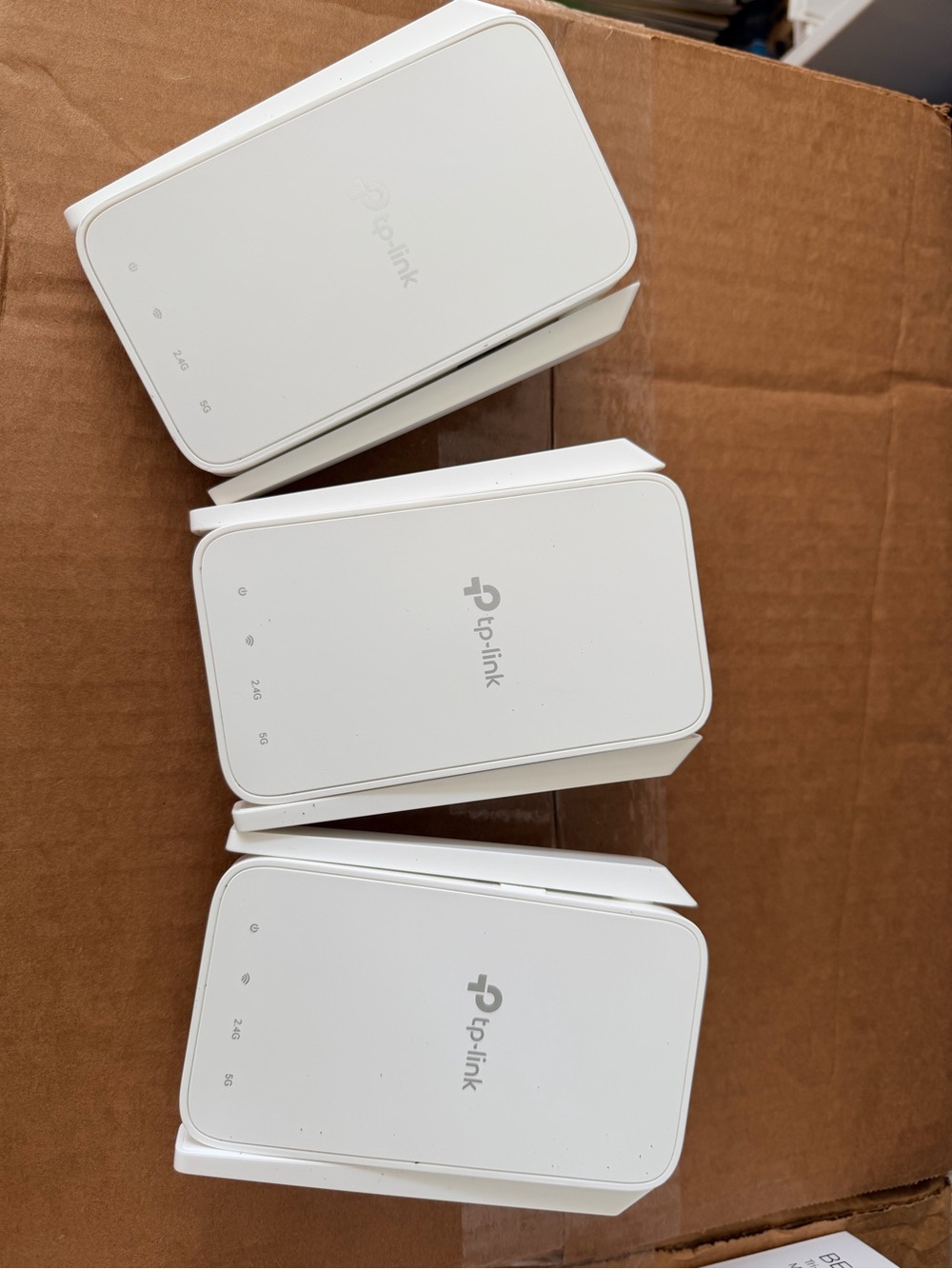TP-Link White Wireless Range Extenders Trio